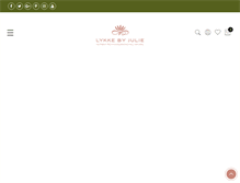 Tablet Screenshot of lykkebyjulie.com